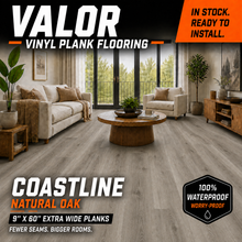 Load image into Gallery viewer, VALOR SELECT - LVT COASTLINE  (FLOORING)

