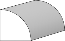 Load image into Gallery viewer, SHOE - 11/16 X 11/16  QUARTER ROUND L8065PRF
