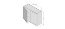 Load image into Gallery viewer, W2430-W2730-W3030-W3330-W3630_doubledorrcabinets_3f2fc5bd-eeb7-4093-8f57-0bfe74625025.png
